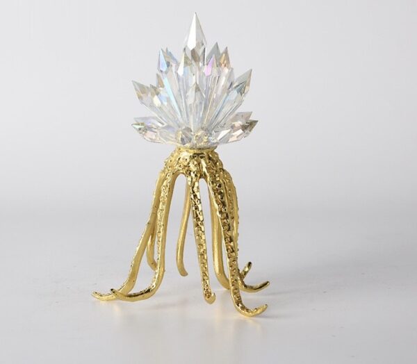 Crystal Octopus Decor Piece