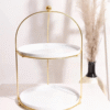 2 tier dessert stand