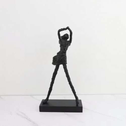 Abstract black woman sculpture
