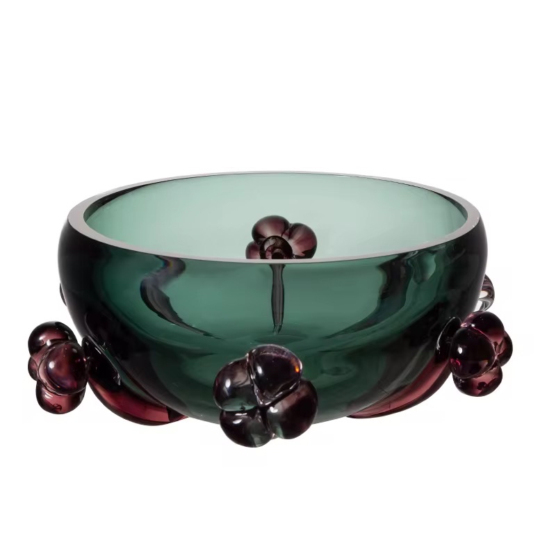 Aquatic Green Glass Vase