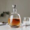 Round decanter set