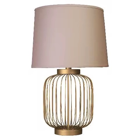 Iron cage lampshade