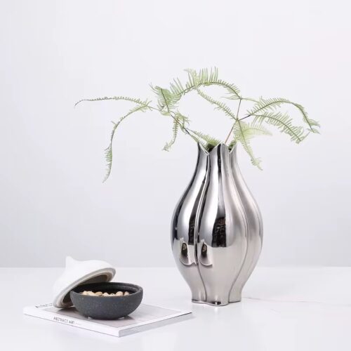 Lunar Cocoa Vase