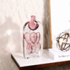 Pink Bubble Glass Vase