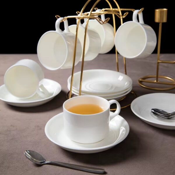 White ceramic Teaset hanging